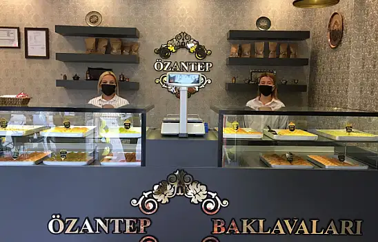 Özantep baklavaları Fethiye'de hizmete girdi