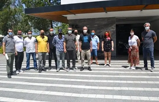 Sahil Bandı İşletmecileri Ziyarette Bulundu