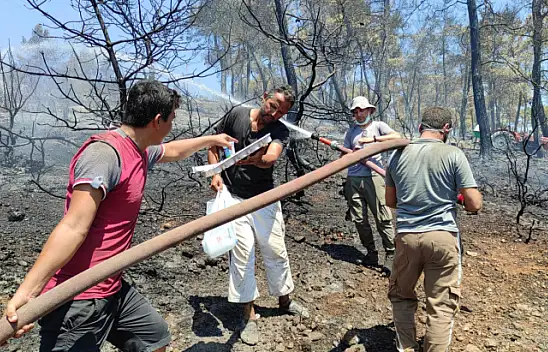 Seydikemer'deki yangınlar kontrol altına alındı