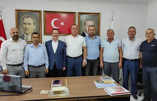 Şoför Esnafı Başkan Öztürk'ü ziyaret etti