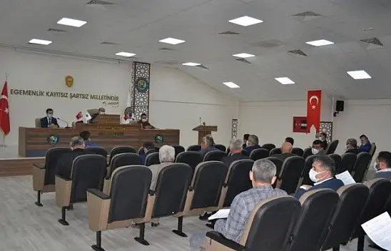 Yeni hizmet binasında ilk meclis toplantısı