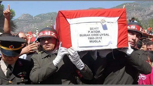 ŞEHİDİMİZİ UGURLADIK