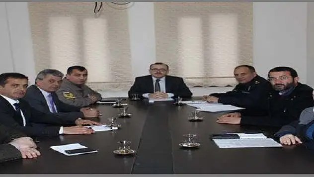 İLÇE SPOR GÜVENLİK TOPLANTISI YAPILDI