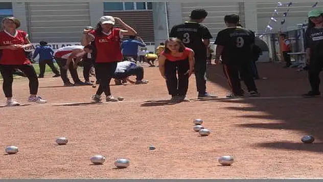 OKULLAR ARASI BOCCE YARIŞMALARI ÇEKİŞMELİ GEÇTİ