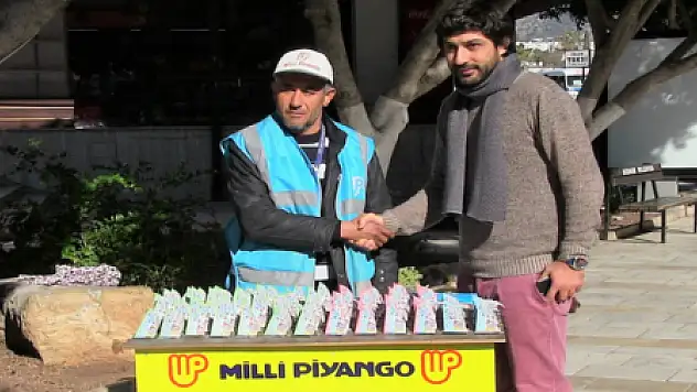 PİYANGO BİLETİ ÇALAN ZANLI YAKALANDI...