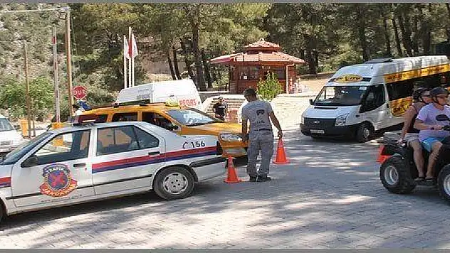 BİN 700 METREDE ALKOL TESTİ (görüntülü)