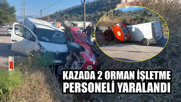 2 Orman İşletme Personeli Yaralandı