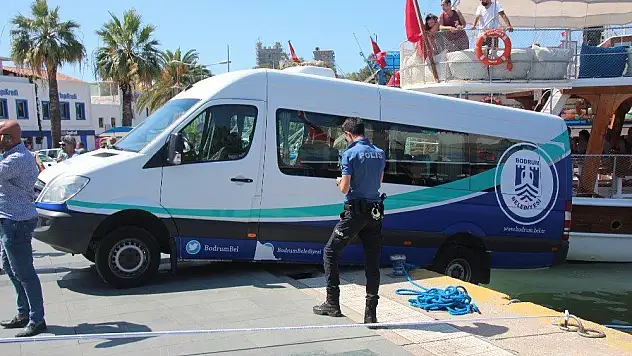 Bodrum'da ilginç kaza