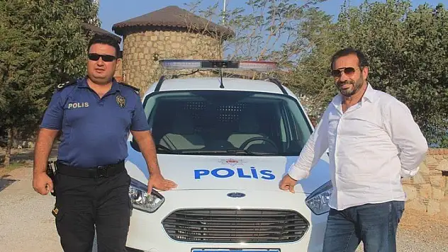 Datça polisine araç desteği