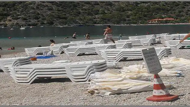 ÖLÜDENİZ PLAJLARI JANDARMA NEZARETİNDE DEVREDİLİYOR (görüntülü)