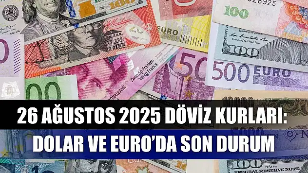 26 Ağustos 2025 Döviz Kurları: Dolar ve Euro'da Son Durum