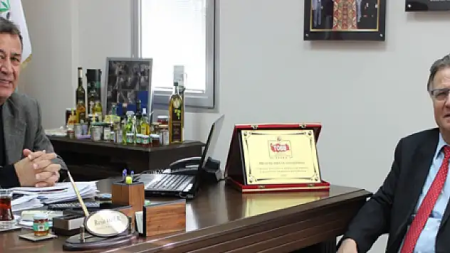 EMEKLİ BAŞMÜDÜR ZİYARETLERİNİ SÜRDÜRÜYOR...