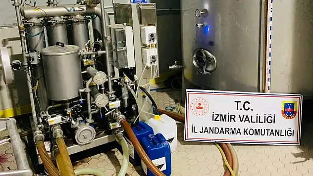 6 bin litre kaçak etil alkol ele geçirildi