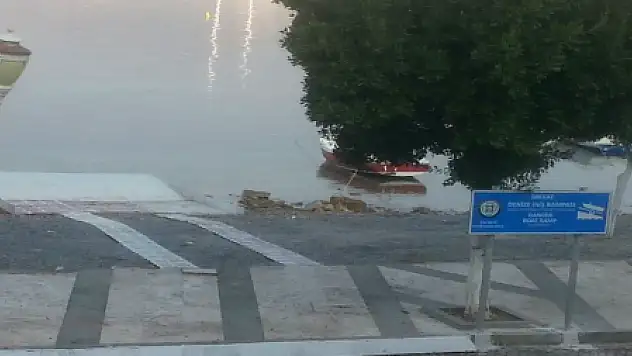 SAHİL ŞERİDİNDE RAMPA YERLERİ OLUŞTURULDU...