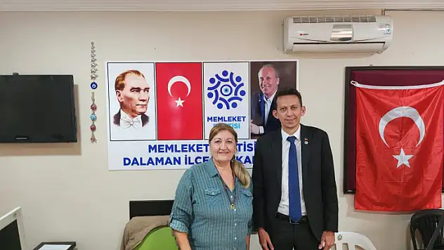 ADAY ADAYI AKÇA'DAN, İLÇE BAŞKANI BERBEROĞLU'NA ZİYARET