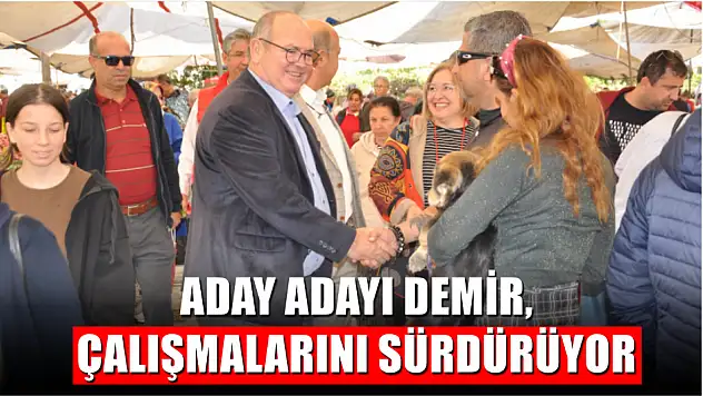 Aday Adayı Demir, Çalışmalarını Sürdürüyor
