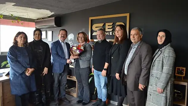 AK PARTİ FETHİYE İLÇE TEŞKİLATINDAN, SED MEDYAYA ZİYARET