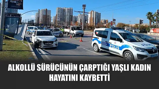 Alkollü sürücünün çarptığı yaşlı kadın hayatını kaybetti