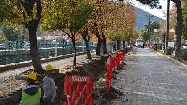 Altyapı çalışmaları devam ediyor