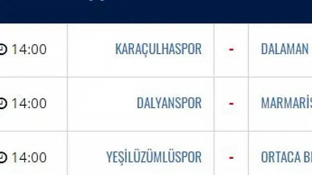 AMATÖR KÜMEDE İKİNCİ YARI HEYECANI BAŞLIYOR