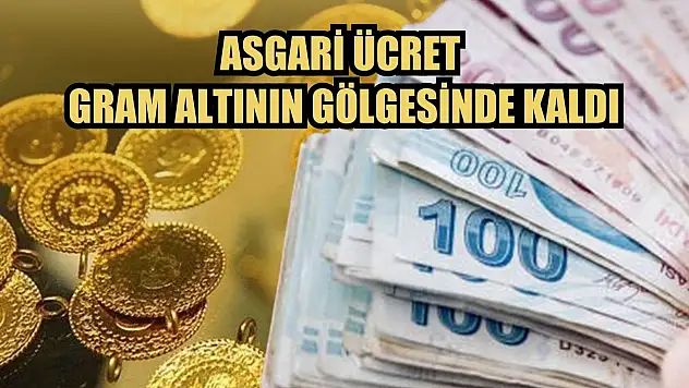 Asgari ücret gram altının gölgesinde kaldı