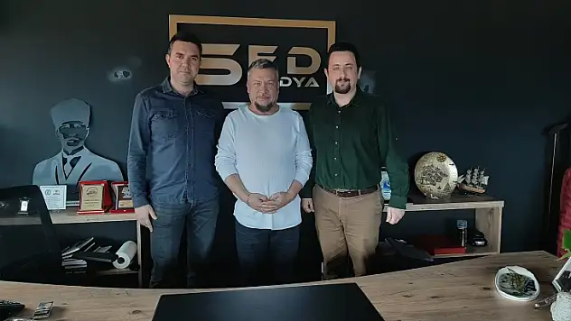 Aydem Müdürü Yalçın'dan SED Medya'ya Ziyaret