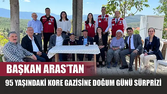 Başkan Aras'tan 95 Yaşındaki Kore Gazisine Doğum Günü Sürprizi