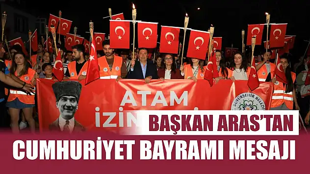 Başkan Aras'tan Cumhuriyet Bayramı Mesajı