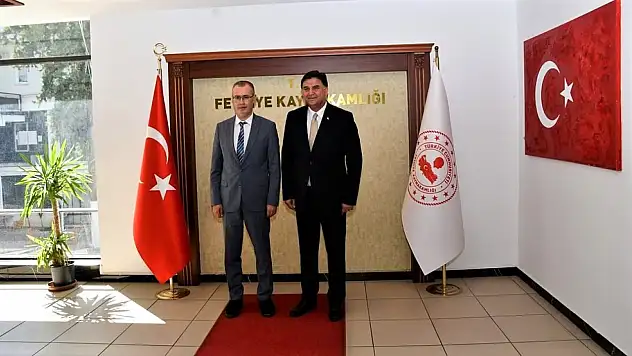 Başkan Karaca'dan Kaymakam Ertaş'a Ziyaret