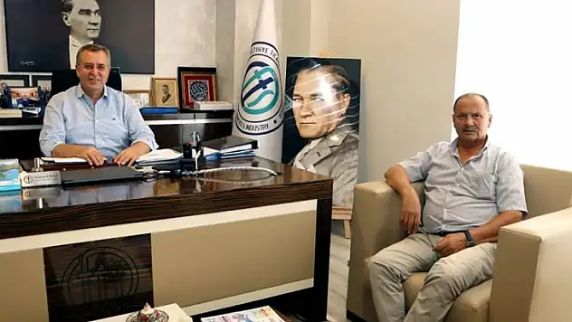 BAŞKAN KARAYİĞİT'TEN, BAŞKAN ÇIRALI'YA ZİYARET