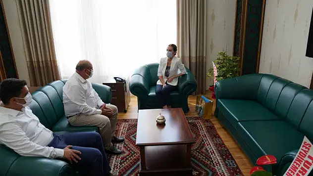 Başkan Otgöz'den Yeni Kaymakam Büyüker'e Hayırlı Olsun Ziyareti