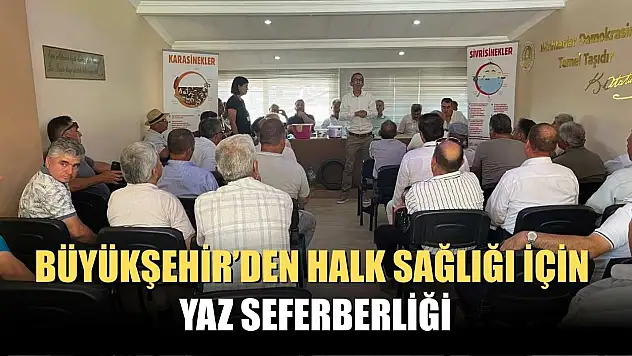 Büyükşehir'den Halk Sağlığı İçin Yaz Seferberliği