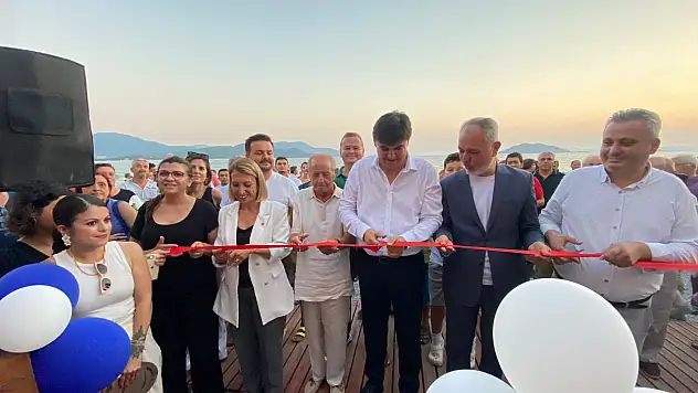 Çalış Halk Plajı hizmete açıldı