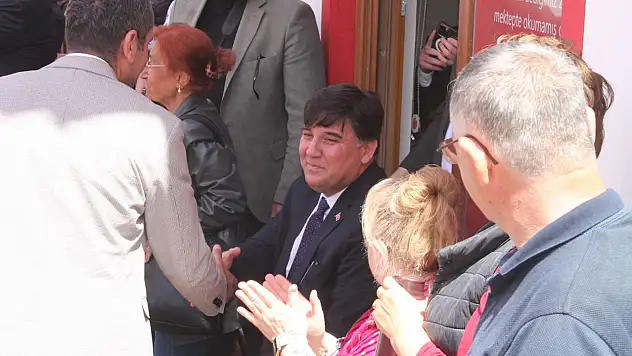 CHP ilçe teşkilatında, bayramlaşma töreni yapıldı