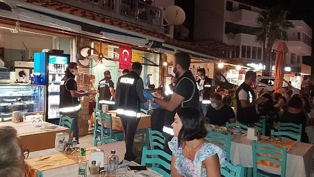 Datça'da 100 polisle dev uygulama