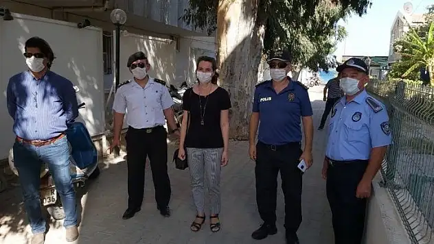 Datça'da Korona virüs denetimi yapıldı