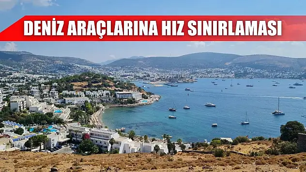 Deniz araçlarına hız sınırlaması