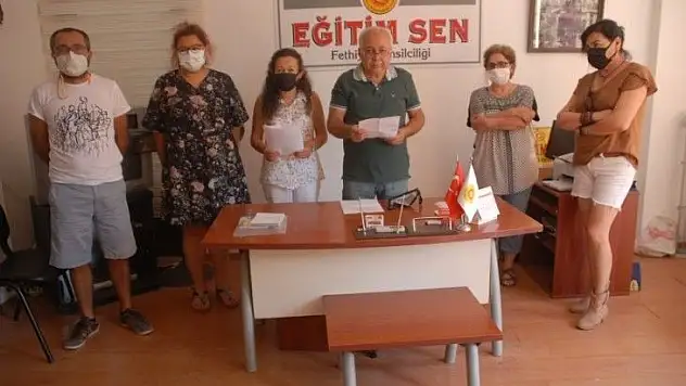 Eğitim-sen'den, öğretmen Yunus Taşkıran'a kınama