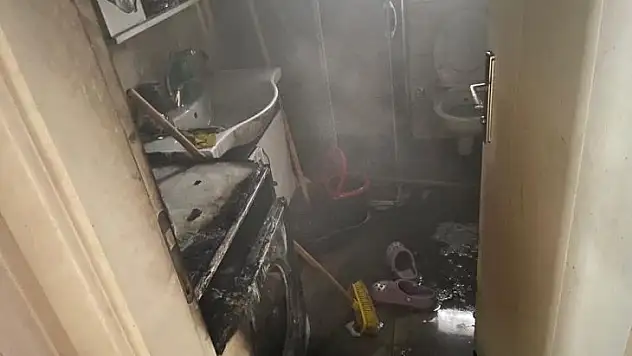 EV YANGINI EŞYALARA ZARAR VERDİ