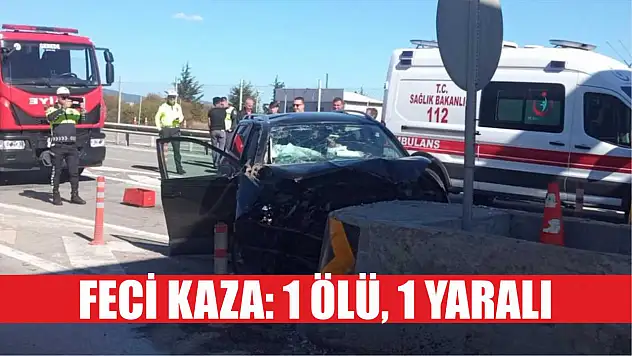 Feci kaza: 1 ölü, 1 yaralı