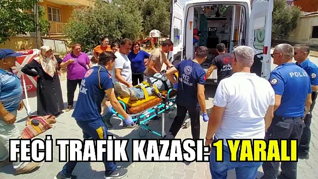 Feci trafik kazası: 1 yaralı