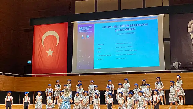 Fethiye Çocuk Korosu'ndan büyük başarı