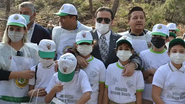 Fethiye'de 5 bin fidan toprakla buluştu
