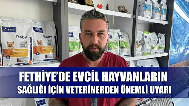 Fethiye'de Evcil Hayvanların Sağlığı İçin Veterinerden Önemli Uyarı