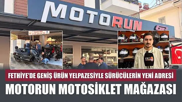 Fethiye'de geniş ürün yelpazesiyle sürücülerin yeni adresi: Motorun Motosiklet Mağazası