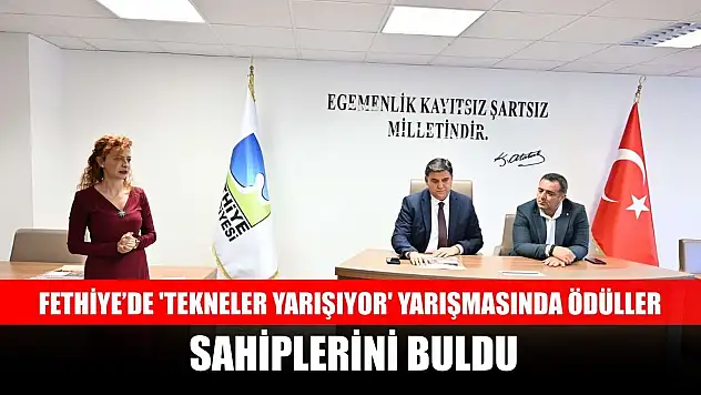 Fethiye'de 'Tekneler Yarışıyor' yarışmasında ödüller sahiplerini buldu