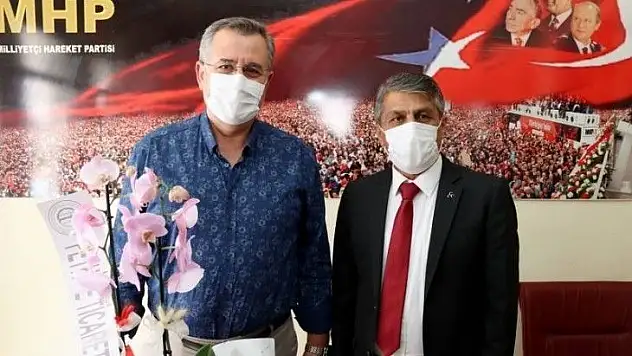 FTSO YÖNETİMİ, MHP FETHİYE İLÇE BAŞKANLIĞI'NI ZİYARET ETTİ