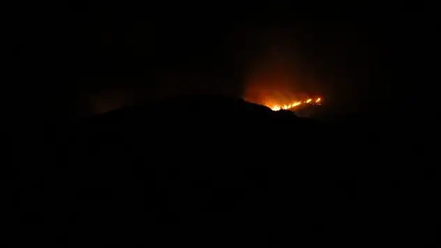 Gece 4 helikopter devreye girdi, Bodrum'da yangın kontrol altına alındı