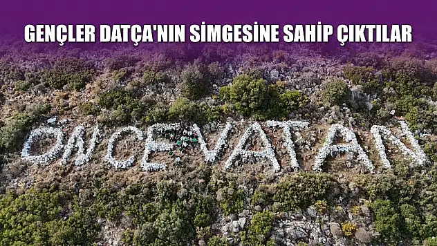 Gençler Datça'nın simgesine sahip çıktılar
