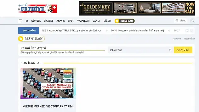 gercekfethiye.com 'Süreli Yayın' Kapsamına Girdi